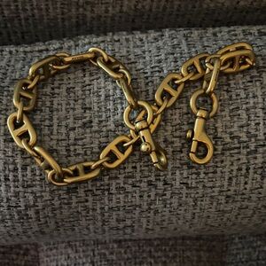 Gold Chain Link purse chain with Lobster Clasp